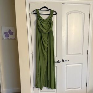 SHEIN Olive Green Maxi Dress